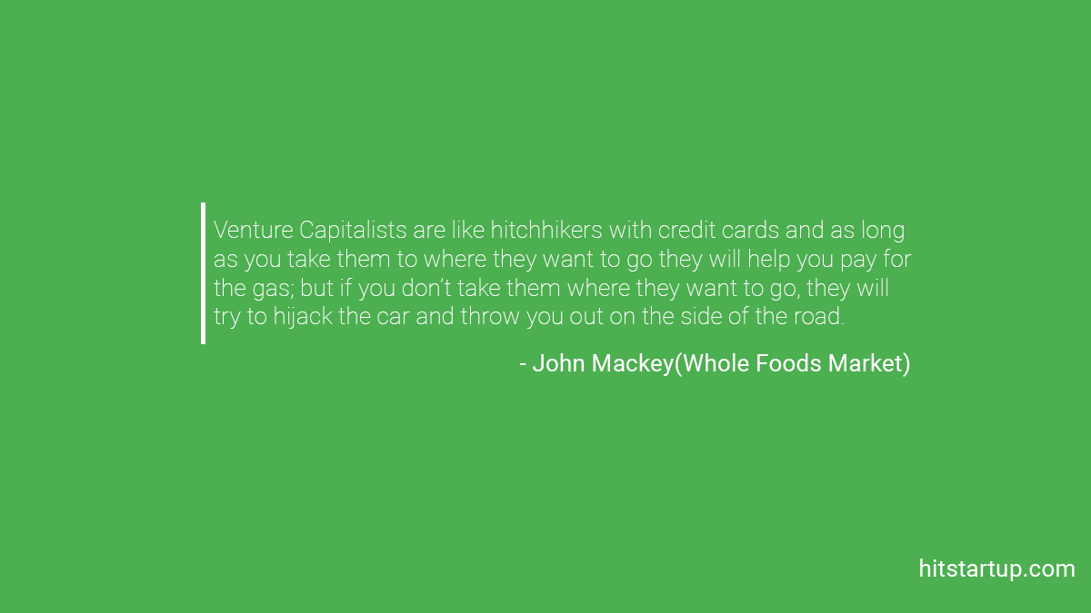 John Mackey on Venture Capitalists