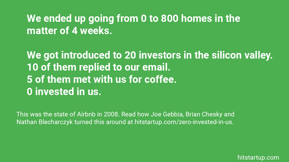 Zero invested in us